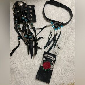 Lady Rider Harley Davidson Hair saving accessories, plus neck band